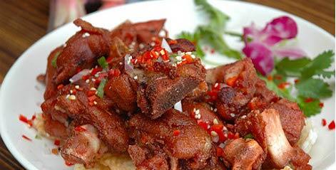 蒜香濃郁的脆皮蹄花怎么做？