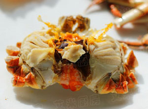 清蒸大閘蟹的吃法圖解，清蒸大閘蟹怎么做好吃