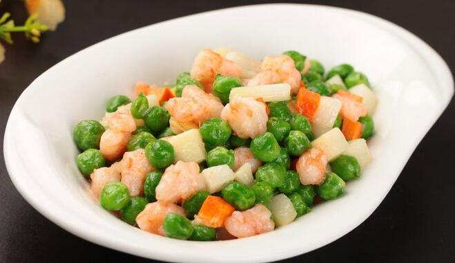 家常菜馬蹄豌豆炒蝦仁怎么做？