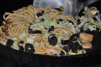 海參炒面的做法步驟10