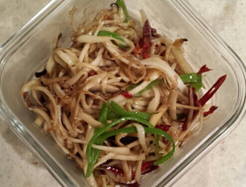 干煸手撕杏鮑菇