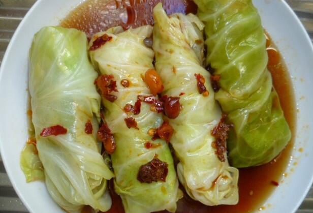 解膩開胃菜酸辣包菜卷怎么做？