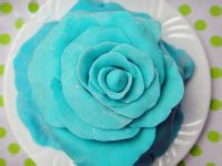 藍色妖姬翻糖蛋糕怎么做