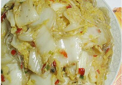 酸辣白菜粉絲怎么做？