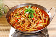 干鍋茶樹菇怎么做好吃