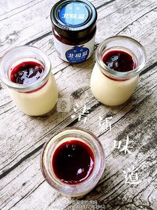 藍(lán)莓布丁的做法步驟：9