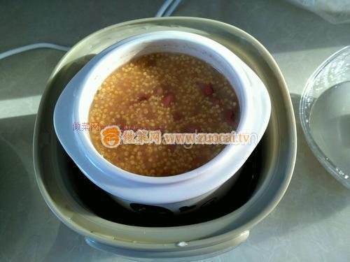 BB煲版～黃米紅蕓豆粥的做法