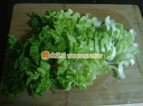 清炒長白菜的做法