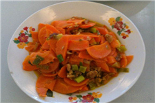 胡蘿卜炒肉怎么做好吃