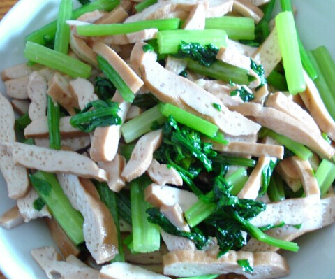 芹菜豆腐干怎么做？