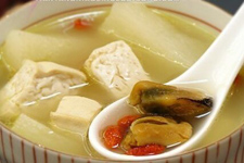 淡菜怎么洗,淡菜湯