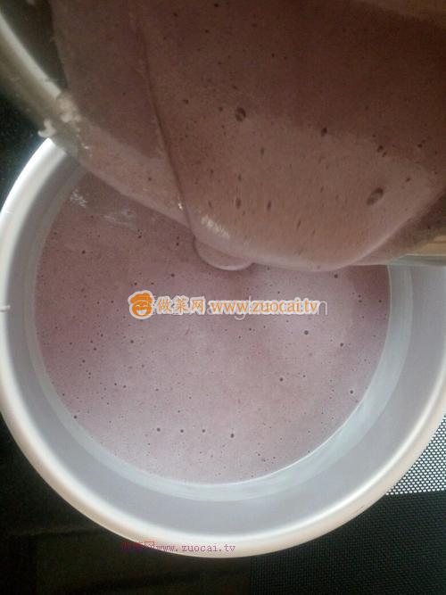 8寸紫薯戚風(fēng)蛋糕的做法