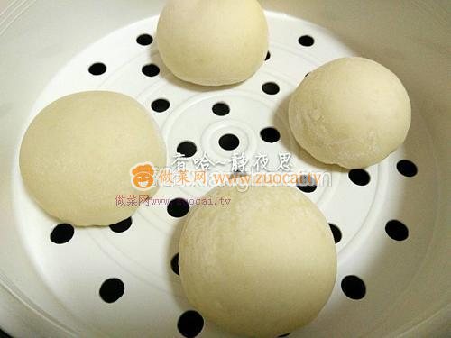 豆沙餡包子的做法