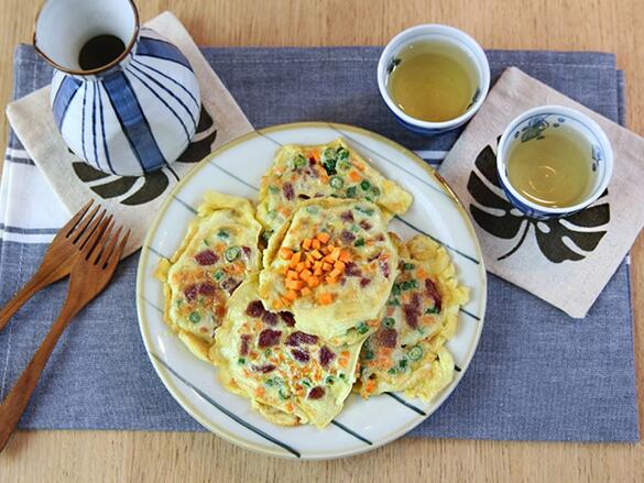 如何做臘味蔬菜煎蛋？