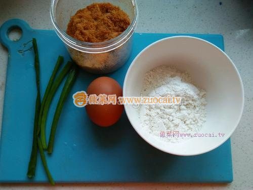 雞蛋肉松餅（電餅鐺版)的做法