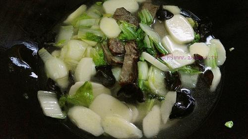 山藥牛肉湯年糕的做法