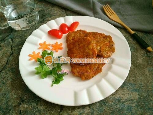 黑胡椒胡蘿卜豬肉餅的做法