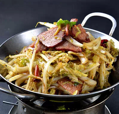 咸香每美味干鍋臘肉娃娃菜怎么做？