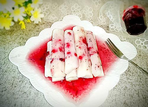 藍(lán)莓山藥的做法