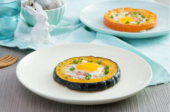 烤雞蛋南瓜圈怎么做？