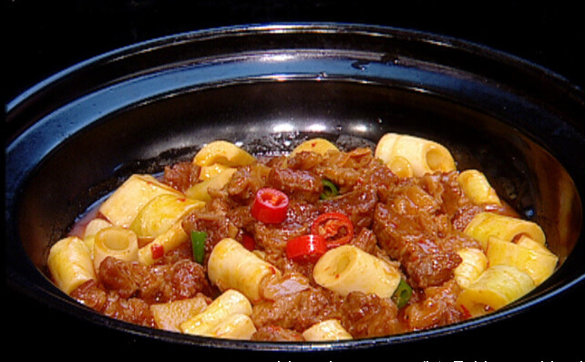 野山筍煨牛腩怎么做？