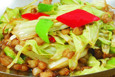 干鍋包菜的做法