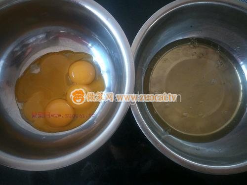 8寸紫薯戚風(fēng)蛋糕的做法