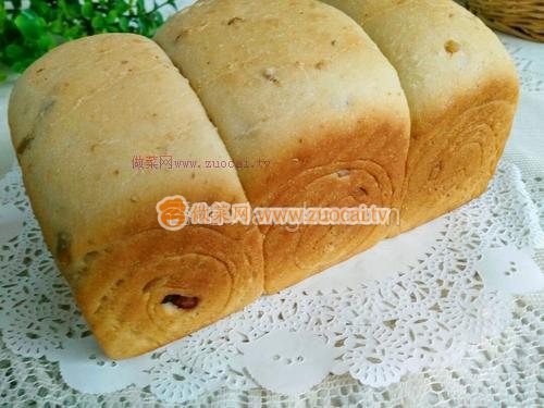 紅豆無(wú)油無(wú)糖全麥土司的做法