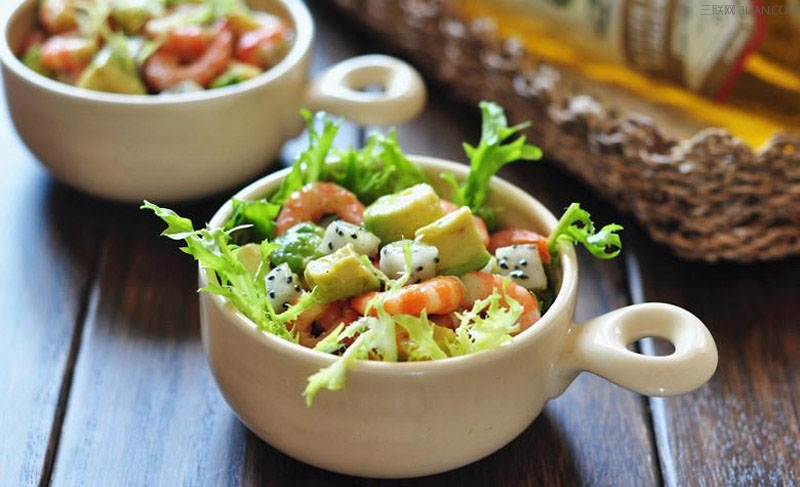 北極蝦沙拉怎么做