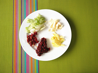 【回鍋肉豆干】的做法步驟：3