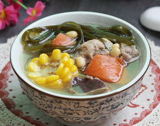 蘿卜海帶排骨湯