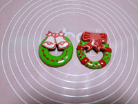 圣誕花環(huán)糖霜餅干的做法步驟21