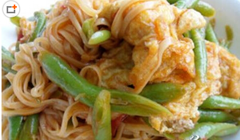 怎么做豇豆雞絲西紅柿燜面？