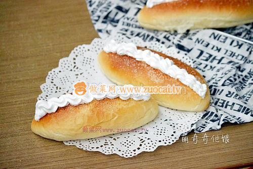 砂糖奶油面包的做法