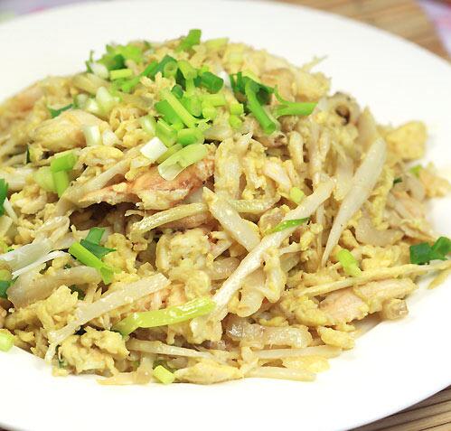 如何做桂花蟹肉？