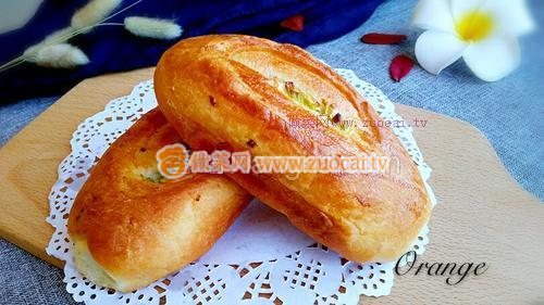 蔥香面包的做法