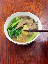 豬肝湯面的做法步驟8