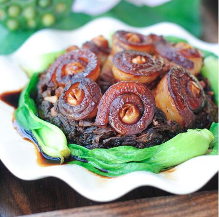 如何做蓮蓬扣肉？