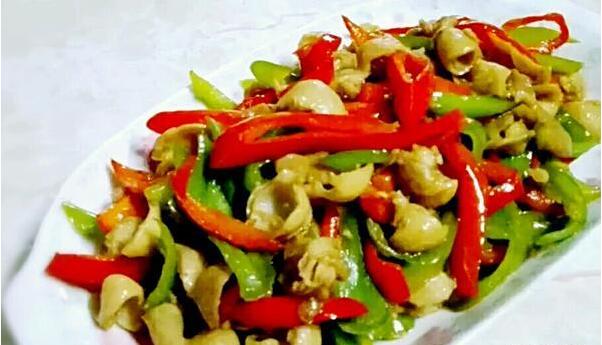 雙椒炒大腸怎么做？