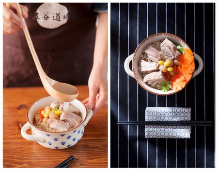 白果排骨豌豆湯面步驟7-8