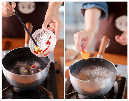 白果排骨豌豆湯面步驟3-4