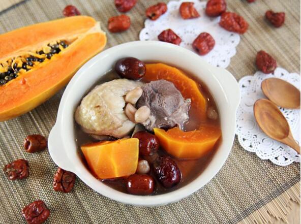 怎么做木瓜大棗煲花生雞湯？