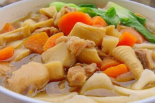 雞丁刀削面的做法