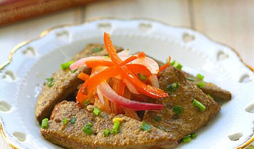 風味獨特的香煎豬肝怎么做？