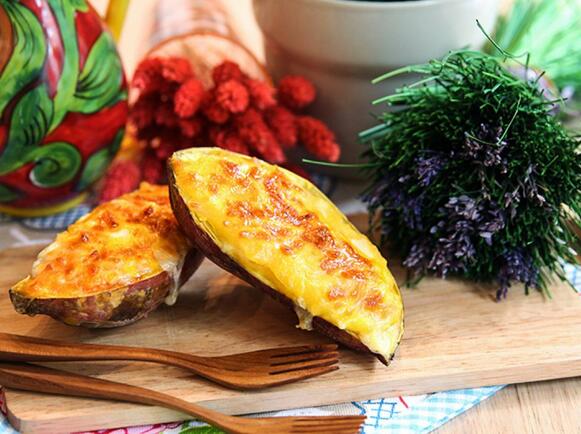 芝士奶油焗紅薯怎么組哦？