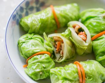 創(chuàng)新菜翡翠菜肉包怎么做？