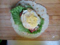 火腿蛋餅卷的做法步驟8