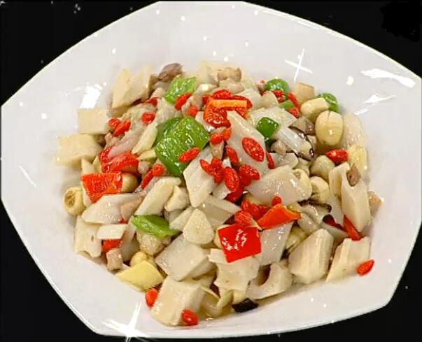 材料豐富的五彩藕丁怎么做？