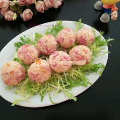 肉松火腿飯團(tuán)的做法