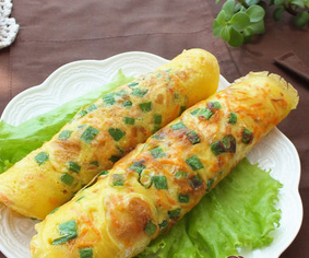 胡蘿卜香蔥蛋餅的家常做法